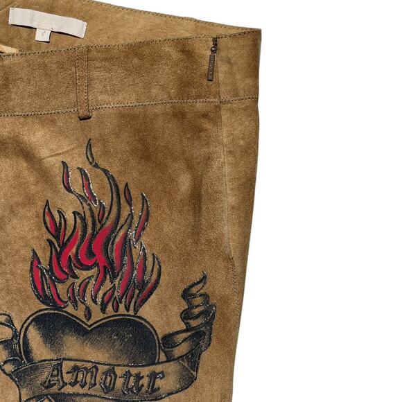 2003 leather tattoo maxi skirt - Picture 2 of 5